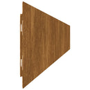 vidaXL 10 db rugalmas corten acél gyepszegély 10 x 103 cm