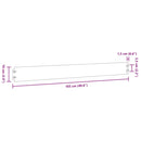 vidaXL 50 db rugalmas corten acél gyepszegély 10 x 103 cm