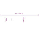 vidaXL 50 db rugalmas corten acél gyepszegély 10 x 103 cm