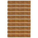 vidaXL 10 db rugalmas corten acél gyepszegély 15 x 103 cm