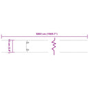 vidaXL 50 db rugalmas corten acél gyepszegély 15 x 103 cm