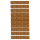 vidaXL 10 db rugalmas corten acél gyepszegély 20 x 103 cm