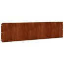 vidaXL Fűszegélyezés 10 pcs 25 x 103 cm Időjárásálló Acél Rozsdás