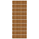 vidaXL 10 db rugalmas corten acél gyepszegély 25 x 103 cm