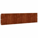 vidaXL Fűszegélyezés 10 pcs 25 x 103 cm Időjárásálló Acél Rozsdás