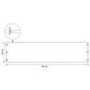 vidaXL Fűszegélyezés 10 pcs 25 x 103 cm Időjárásálló Acél Rozsdás