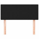 vidaXL fekete szövet fejtámla 80 x 5 x 78/88 cm