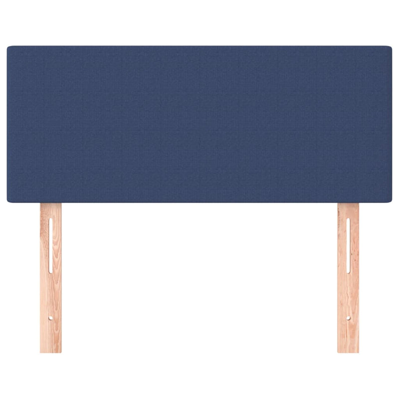 vidaXL kék szövet fejtámla 80 x 5 x 78/88 cm
