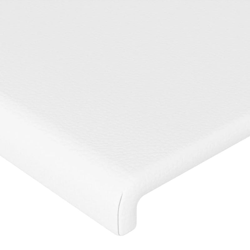 vidaXL fehér műbőr fejtámla 80 x 5 x 78/88 cm
