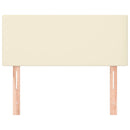 vidaXL krémszínű műbőr fejtámla 80 x 5 x 78/88 cm