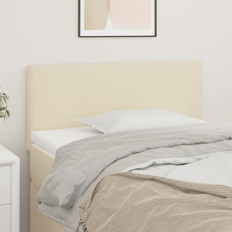 vidaXL krémszínű műbőr fejtámla 80 x 5 x 78/88 cm