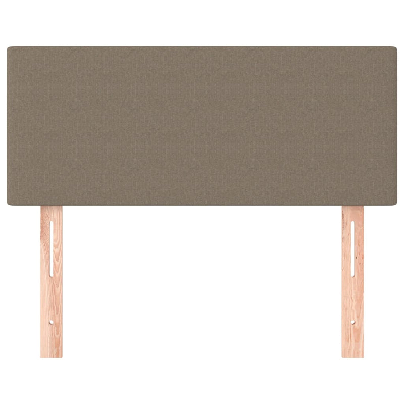 vidaXL tópszínű szövet fejtámla 90x5x78/88 cm