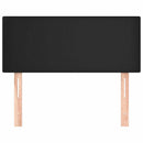 vidaXL fekete műbőr fejtámla 90x5x78/88 cm