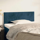 vidaXL sötétkék bársony fejtámla 90x5x78/88 cm