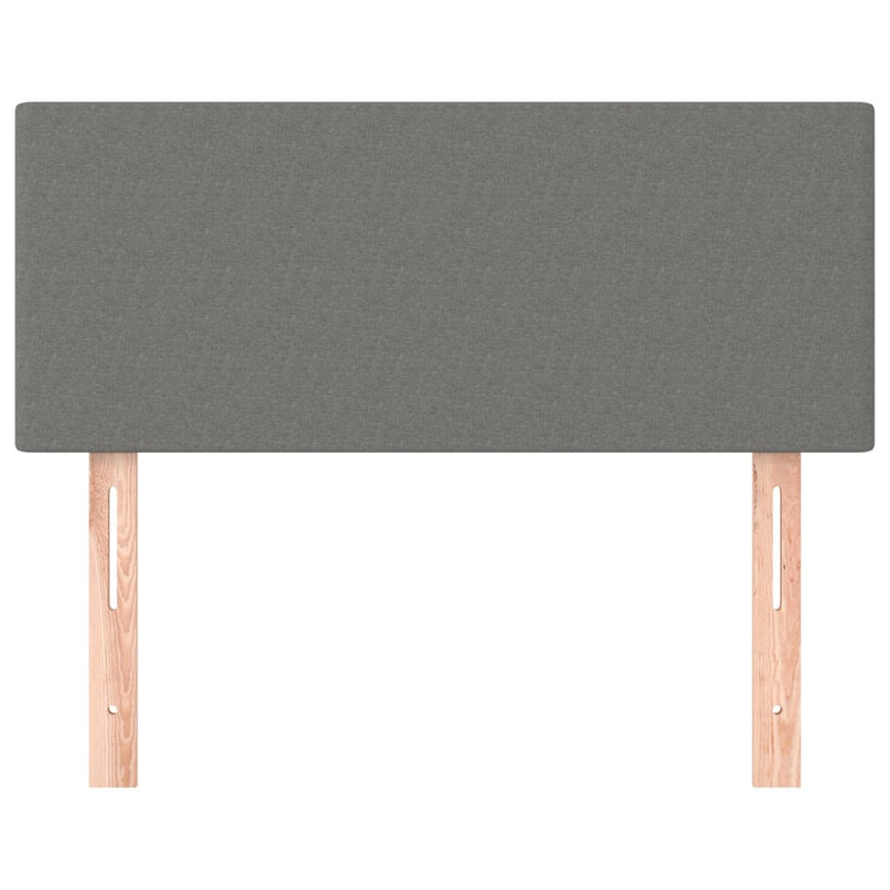 vidaXL sötétszürke szövet fejtámla 100x5x78/88 cm