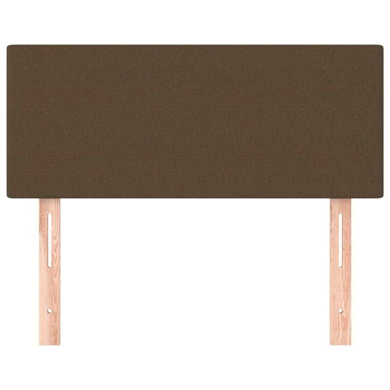 vidaXL sötétbarna szövet fejtámla 100x5x78/88 cm