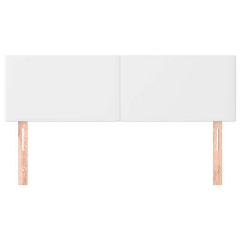 vidaXL 2 db fehér műbőr fejtámla 72 x 5 x 78/88 cm