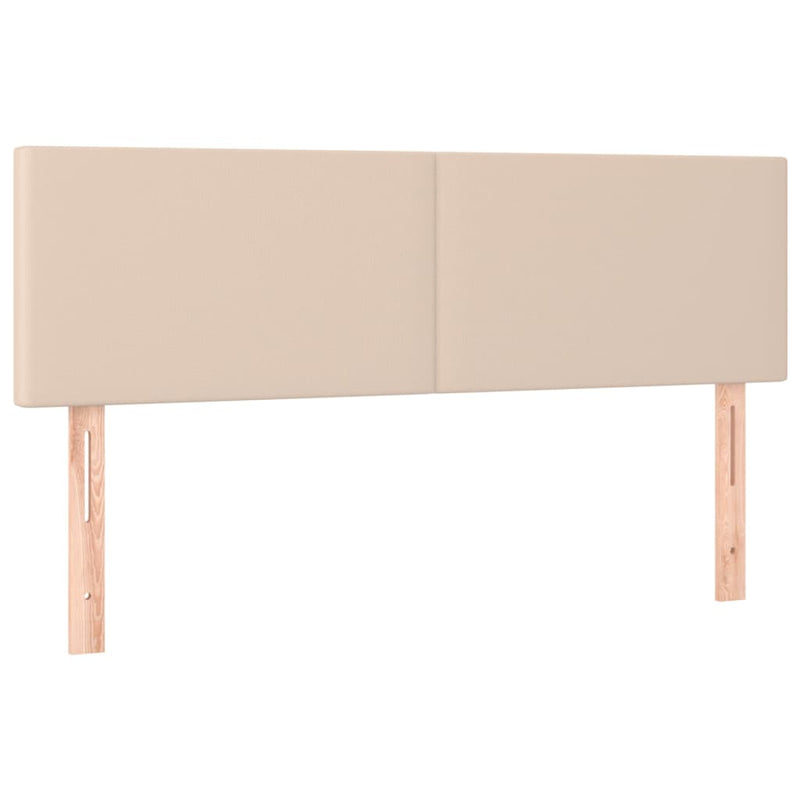 vidaXL 2 db cappuccino színű műbőr fejtámla 72 x 5 x 78/88 cm