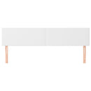 vidaXL 2 db fehér műbőr fejtámla 80 x 5 x 78/88 cm