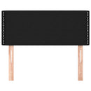 vidaXL fekete szövet fejtámla 90x5x78/88 cm