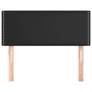 vidaXL fekete műbőr fejtámla 90x5x78/88 cm
