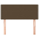 vidaXL sötétbarna szövet fejtámla 100x5x78/88 cm