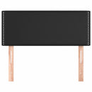 vidaXL fekete műbőr fejtámla 100x5x78/88 cm