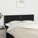vidaXL fekete szövet fejtámla 144x5x78/88 cm