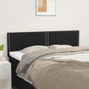 vidaXL fekete műbőr fejtámla 144x5x78/88 cm