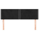 vidaXL 2 db fekete bársony fejtámla 72 x 5 x 78/88 cm