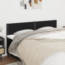 vidaXL fekete szövet fejtámla 180 x 5 x 78/88 cm