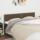 vidaXL sötétbarna szövet fejtámla 180 x 5 x 78/88 cm