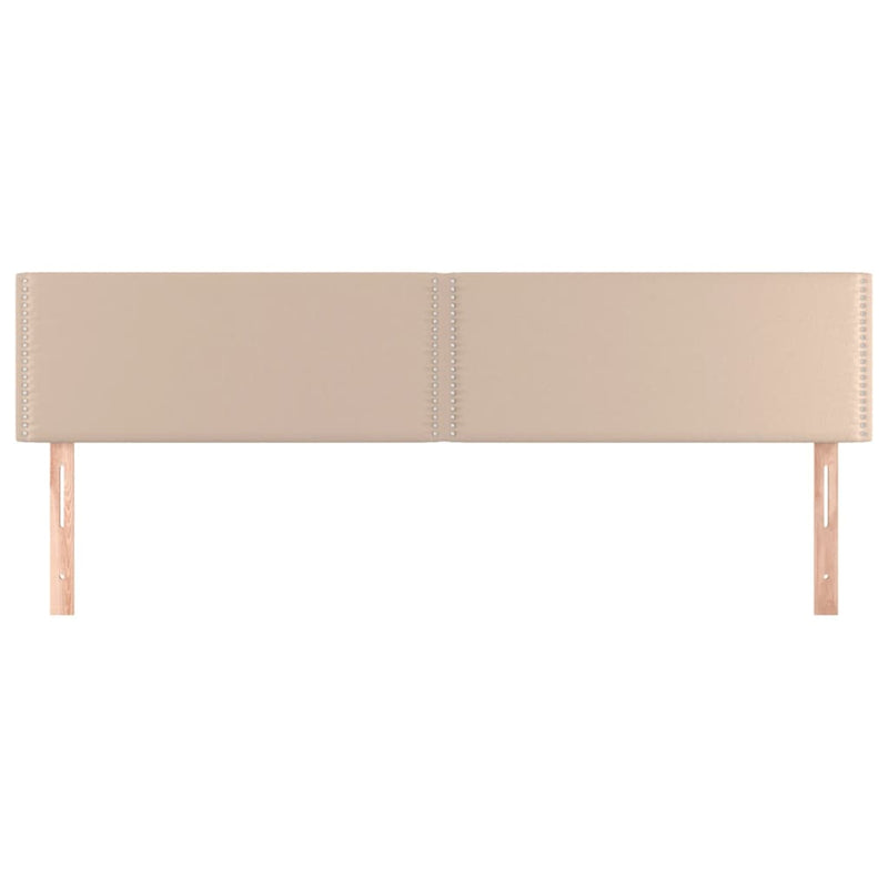 vidaXL 2 db cappuccino színű műbőr fejtámla 90 x 5 x 78/88 cm
