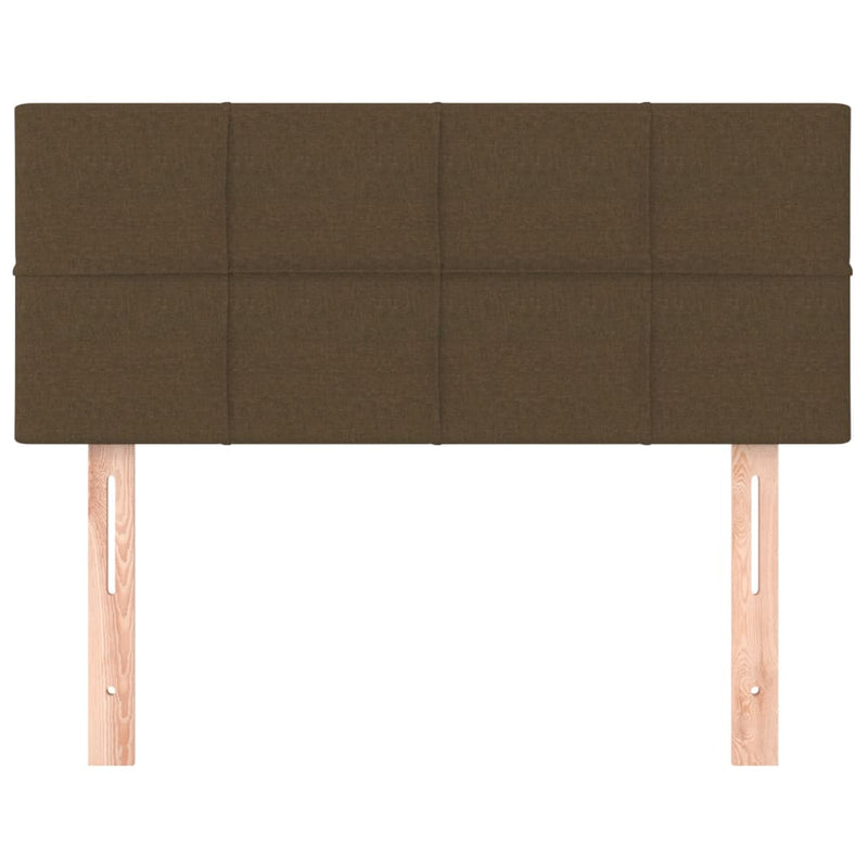 vidaXL sötétbarna szövet fejtámla 80 x 5 x 78/88 cm