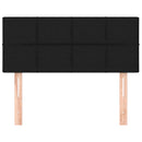 vidaXL fekete szövet fejtámla 90x5x78/88 cm