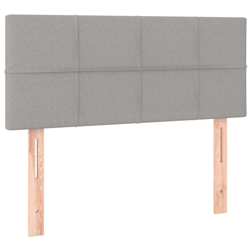 vidaXL világosszürke szövet fejtámla 100x5x78/88 cm