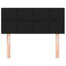vidaXL fekete szövet fejtámla 100x5x78/88 cm