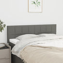 vidaXL 2 db sötétszürke szövet fejtámla 72 x 5 x 78/88 cm
