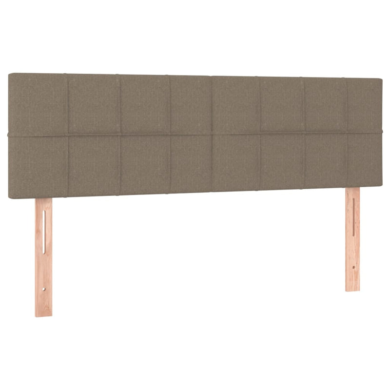 vidaXL 2 db tópszínű szövet fejtámla 72 x 5 x 78/88 cm