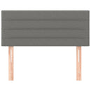 vidaXL sötétszürke szövet fejtámla 80 x 5 x 78/88 cm