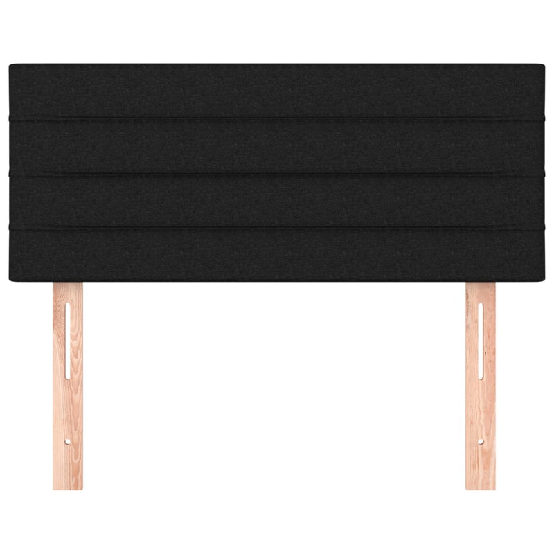vidaXL fekete szövet fejtámla 80 x 5 x 78/88 cm
