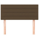 vidaXL sötétbarna szövet fejtámla 90x5x78/88 cm