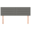 vidaXL 2 db sötétszürke szövet fejtámla 72 x 5 x 78/88 cm