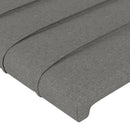 vidaXL 2 db sötétszürke szövet fejtámla 72 x 5 x 78/88 cm