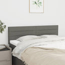 vidaXL 2 db sötétszürke szövet fejtámla 72 x 5 x 78/88 cm