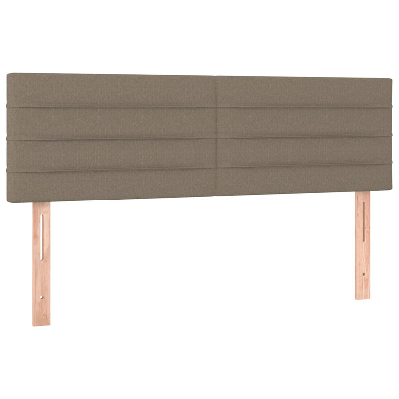vidaXL 2 db tópszínű szövet fejtámla 72 x 5 x 78/88 cm