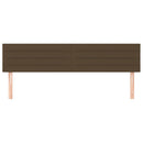 vidaXL 2 db sötétbarna szövet fejtámla 100x5x78/88 cm