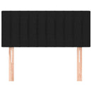 vidaXL fekete szövet fejtámla 80 x 5 x 78/88 cm