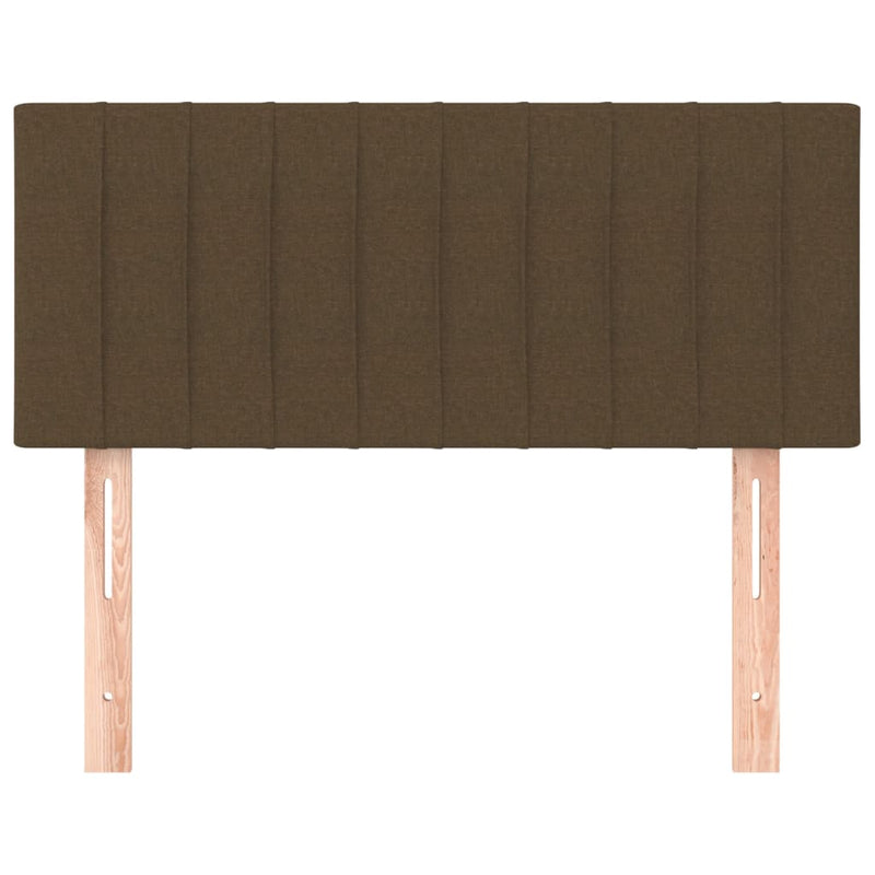 vidaXL sötétbarna szövet fejtámla 80 x 5 x 78/88 cm
