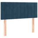 vidaXL sötétkék bársony fejtámla 80 x 5 x 78/88 cm